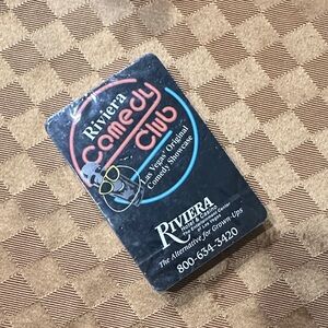 Vintage Riviera Comedy Club Playing Cards Riviera Hotel & Casino Las Vegas Deck